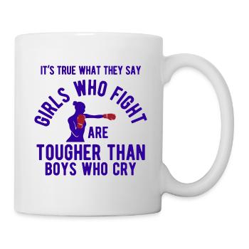 Boxsport Boxing - Tasse - Weiß - Rechts