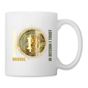 Dans Bitcoin I Trust - Mug blanc - blanc - Droite