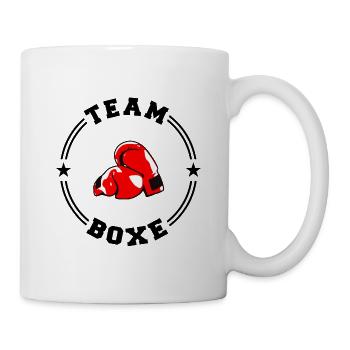 TEAM BOXE College Round - Mug blanc - blanc - Droite