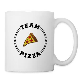 TEAM PIZZA College Round - Mug blanc - blanc - Droite