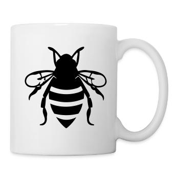 Biene - Tasse - Weiß - Rechts