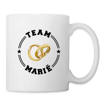 TEAM MARIE College Round - Mug blanc - blanc - Droite