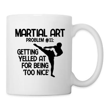 Mixed Martial Arts MMA - Tasse - Weiß - Rechts