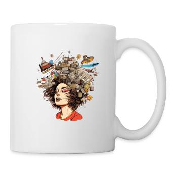 Overthinking - Tasse - Weiß - Rechts