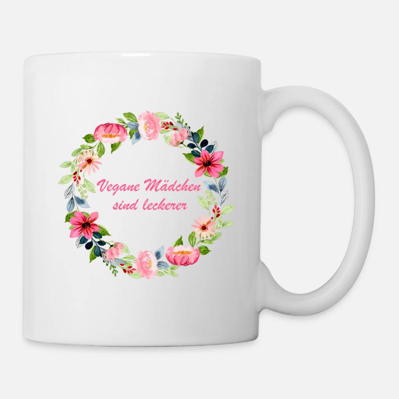 veganemaedchen2 - Tasse - Weiß