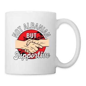 Pas albanais mais un voyage de campagne favorable - Mug blanc - blanc - Droite