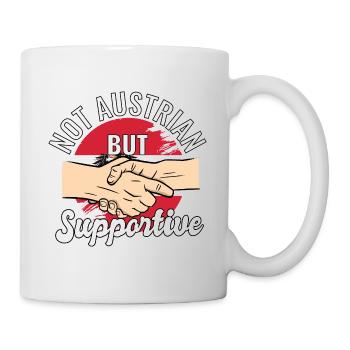 Not Austrian But Supportive Country Travel - Mug - white - Right