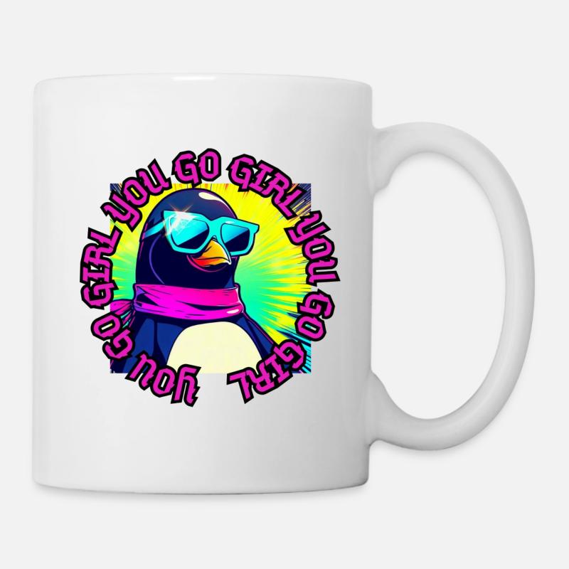 Tu vas fille! - Mug blanc - blanc