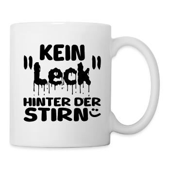 nicht viel blöde - Tasse - Weiß - Rechts
