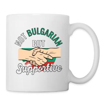 Not Bulgarian But Supportive Country Traveler - Mug - white - Right