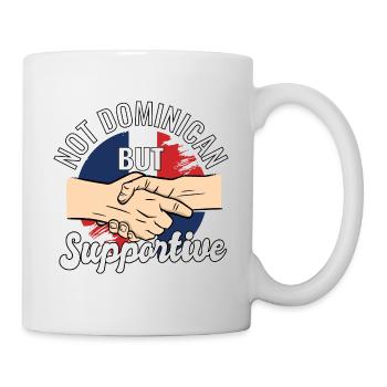 Pas dominicain mais un voyageur solidaire Domican - Mug blanc - blanc - Droite