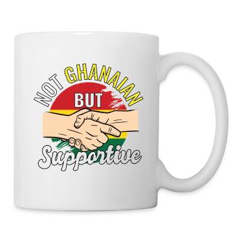 Pas ghanéen mais un voyageur de campagne solidaire - Mug blanc - blanc - Droite