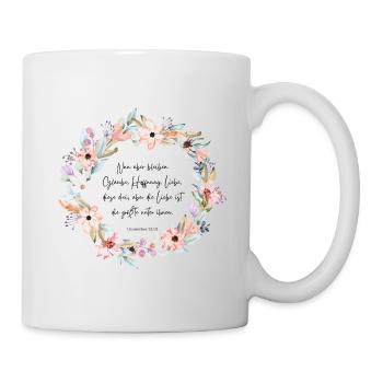 Glaube Liebe Hoffnung - Tasse - Weiß - Rechts