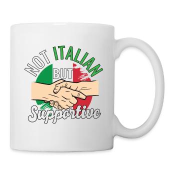 Not Italian But Supportive Country Traveler Italy - Mug - white - Right
