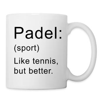 Padel Definitions - Mug - white - Right
