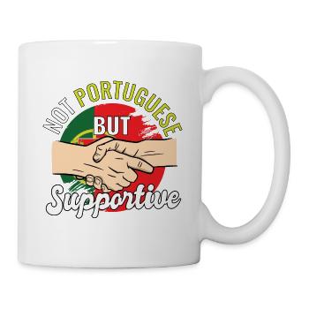 Pas portugais mais voyageur de campagne solidaire - Mug blanc - blanc - Droite