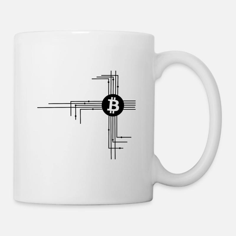 Coin und Leitungen - Tasse - Weiß