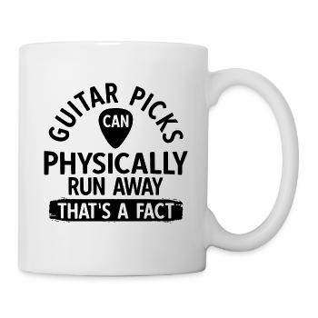 Akustik Spruch Für E-Gitarre Konzert Gitarre - Tasse - Weiß - Rechts