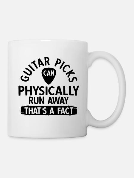 Akustik Spruch Für E-Gitarre Konzert Gitarre - Tasse - Weiß