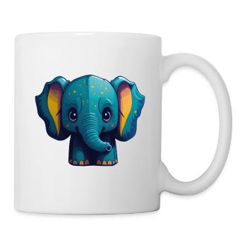 Cute Elephant - Mug - white - Right