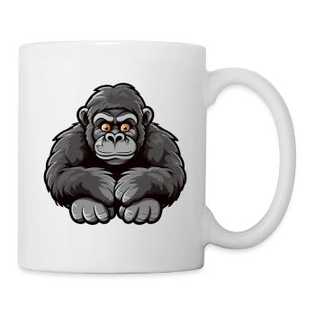 Niedlicher Affe für Kinder für Kinder - Tasse - Weiß - Rechts