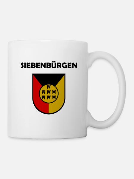 Die Sachsen aus Siebenbürgen - Tasse - Weiß