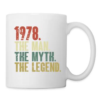 Né en 1978, l’homme, le mythe, la légende - Mug blanc - blanc - Droite