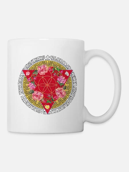 abstract rose 02 - Mug - white