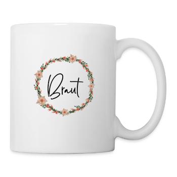Braut Kranz 2 - Tasse - Weiß - Rechts