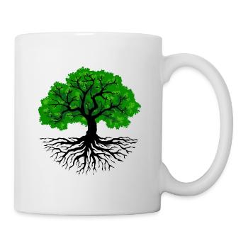 Naturschutz Erde Mutter Natur Umwelt Baum - Tasse - Weiß - Rechts