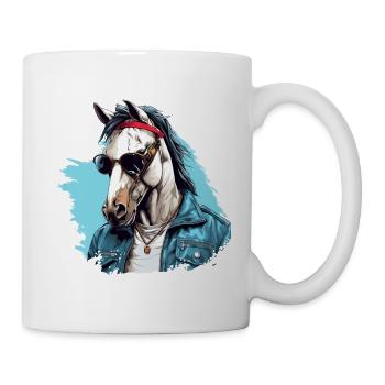 Urban Stallion: Streetwise Horse Vibes - Mug - white - Right