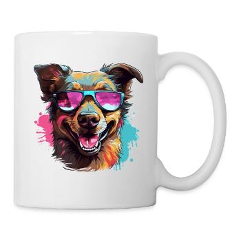Propriétaires de chiens Odeurs de chien Drôles de chiens Amour de chien - Mug blanc - blanc - Droite