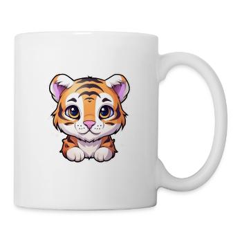 Bébé tigre - Mug blanc - blanc - Droite