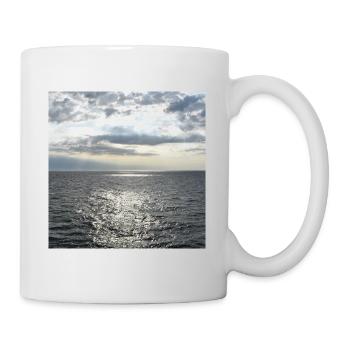 Sur la mer - horizon sans fin - photo - Mug blanc - blanc - Droite