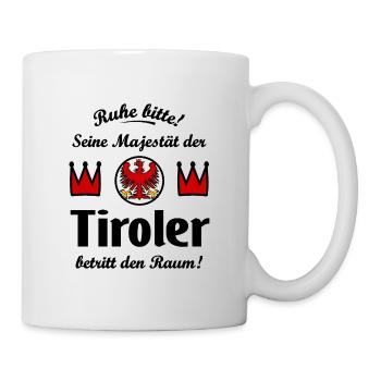 Der Tiroler König - Tasse - Weiß - Rechts