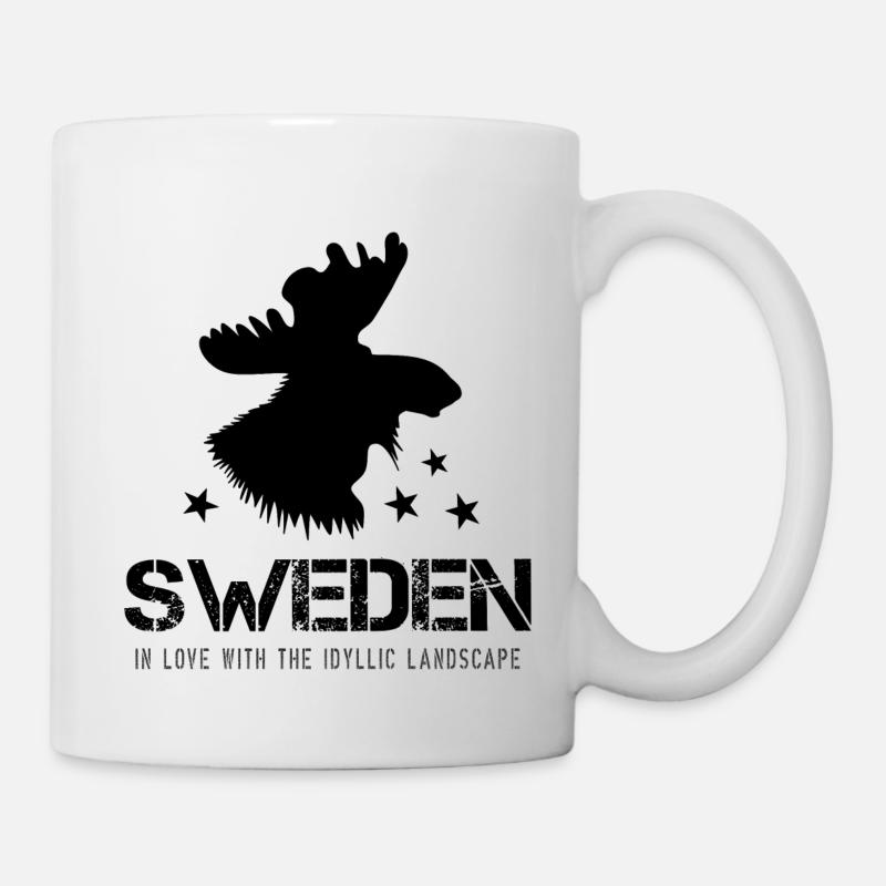 Suède - Mug blanc - blanc