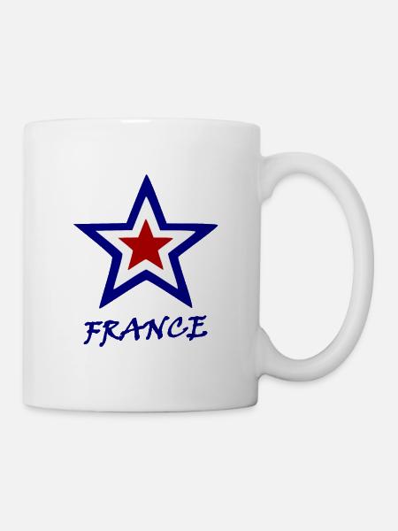 Heimweh nach Frankreich - Tasse - Weiß