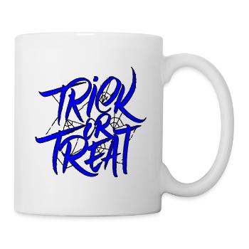 Trick or Treat blue Elegance and Spiderweb Decors - Mug - white - Right