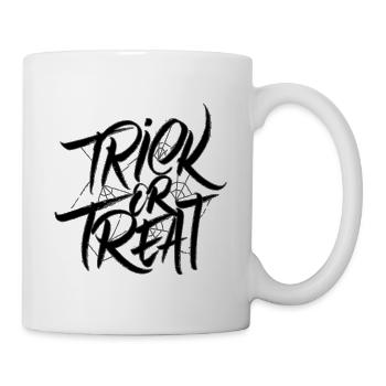 Trick or Treat black Elegance and Spiderweb Decors - Mug - white - Right