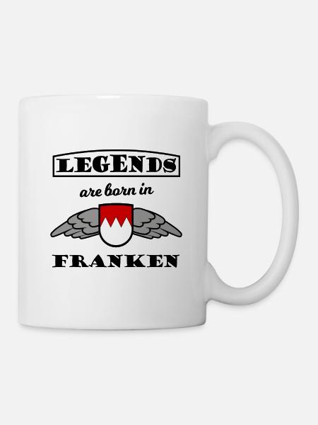 Die Helden aus Franken - Tasse - Weiß