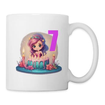 Meerjungfrau - Tasse - Weiß - Rechts