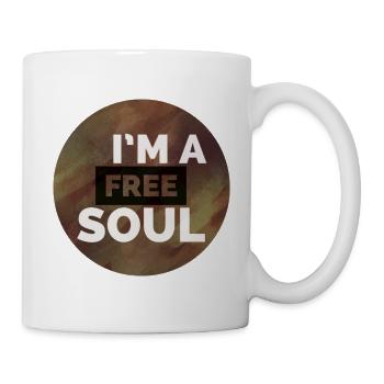Iḿ a free soul - Mug - white - Right