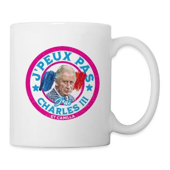 J peux pas j ai Charles et Camilla - Mug blanc - blanc - Droite