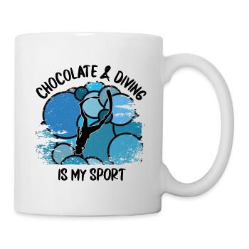 Plongeurs Plongée sous-marine Plongée sous-marine Plongée sous-marine - Mug blanc - blanc - Droite