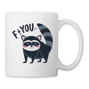 Raton laveur - Mug blanc - blanc - Droite
