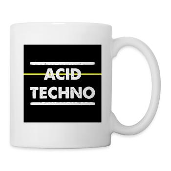 Acid Techno Vintage Style Hard Dark Acid - Mug - white - Right