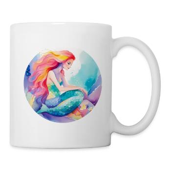 Kleine Meerjungfrau by Cora.Art - Tasse - Weiß - Rechts