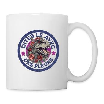 Dites le avec des fleurs - Mug blanc - blanc - Droite