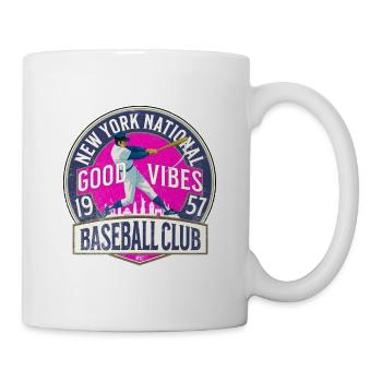 New Yorker Baseball - Tasse - Weiß - Rechts