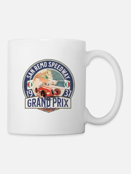 San Remo speedway grand prix - Mug blanc - blanc